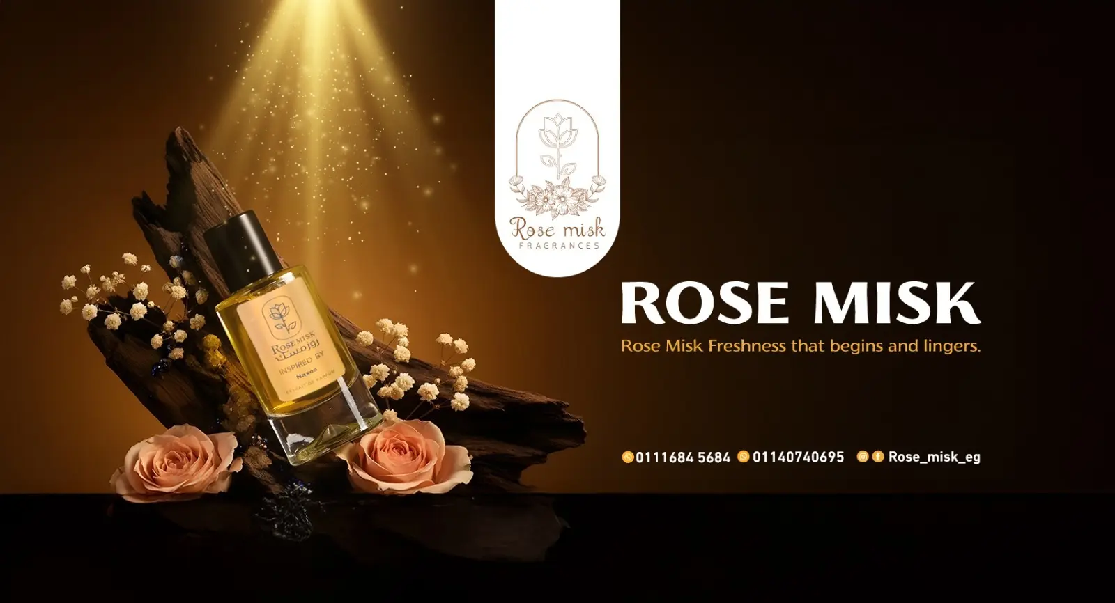 Rose Misk | Exquisite Naxos-Inspired Fragrances Promotional Banner